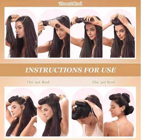 Heatless Hair Curler Headband Set - Satin No Heat Curling Rods for Sleeping, Soft Flexi Rollers for Lazy Curls & Waves, Gentle Styling Tools for Overnight Hairstyles