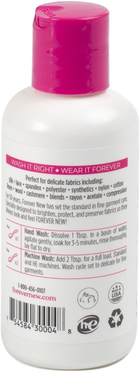 Forever New 4oz Liquid Original Scent Fabric Care Wash - Natural Laundry Detergent