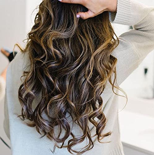 Octocurl Satin Hair Curlers - Heatless Curls Overnight - Headband Curlers for Long Hair (Satin - Pink)