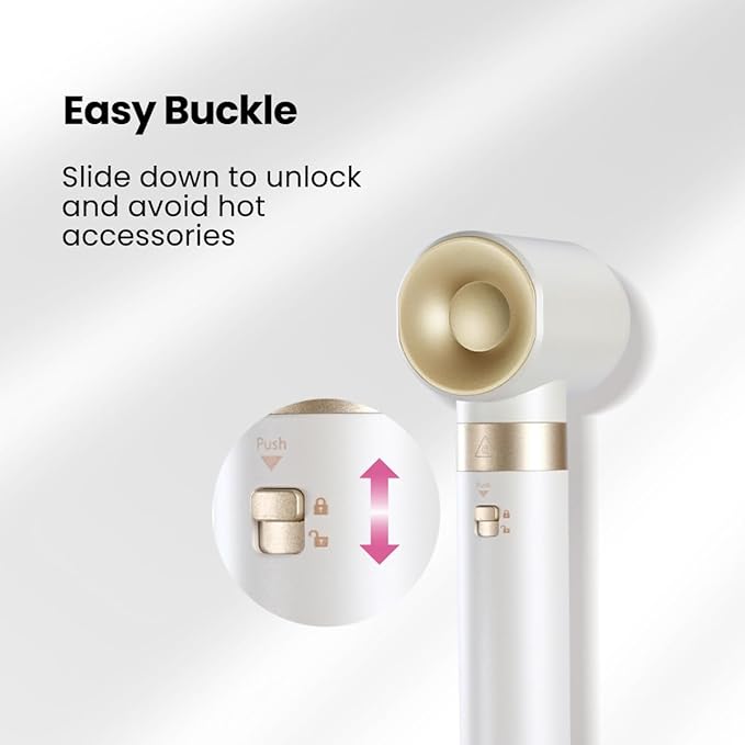 GLAMUP® 6 in 1 Hot Air Styler, Tight Grip, Powerful High Speed Dryer, Volumizer, Blow Dryer Brush, Curling Volumizing Hair Styler Gift Set with Travel Bag