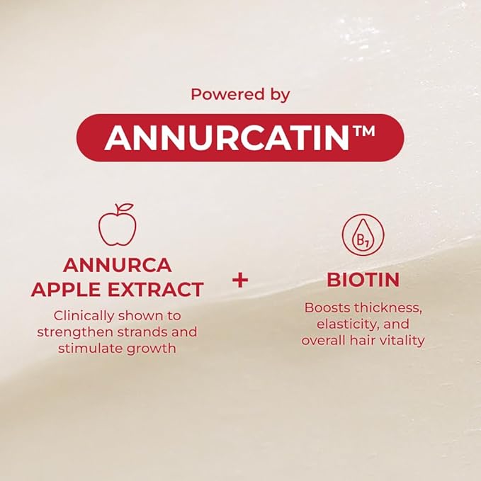 MOEV ANNURCATIN Hair Treatment Mask | Korean Apple Hair Care for deep damage repair | Sulfate-Free | Thickening & Moisturizing conditioner for damaged, thin, dry hair 6.76 fl.oz. (Apple & Freesia)
