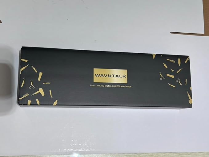 Wavytalk Airflow Styler Curling Iron, Cool Curl, 360° Cool Air Lock in Style for Lasting Curls, Reduces Damage, 2 in 1Hair Straightener and Curler, 1.25 Inch, Anti-Scald for Short Long Hair, Pink