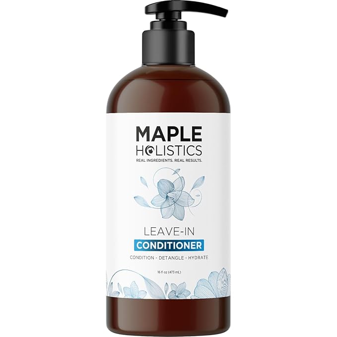 Leave In Conditioner for Dry Damaged Hair - Ultra Moisturizing Deep Conditioner for Dry Damaged Hair and Frizz Control with Silk Amino Acids - Smoothing Leave In for Curly Hair Moisturizer