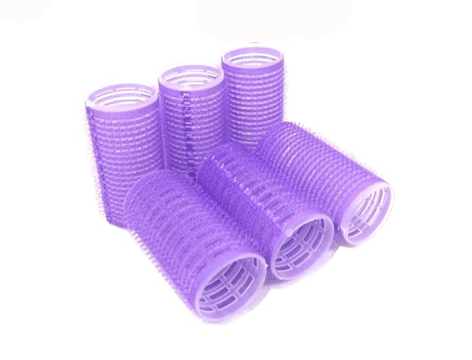Self Hair Grip Velcro Curlers Rollers Pro Salon Hairdressing (Medium)