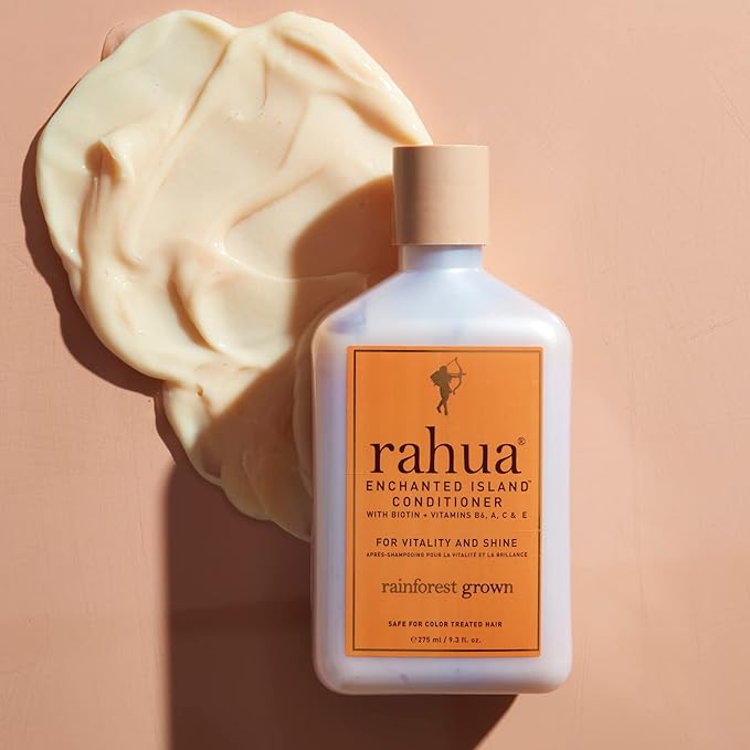 Rahua Enchanted Island Hair Conditioner with Biotin, Refill 9.5 Fl Oz, Supports Strength Hair Growth & Shine, All Hair Types, Vitamin C, E, A, B6, Coconut Guava, Nourishing Hair Care for Men and Women