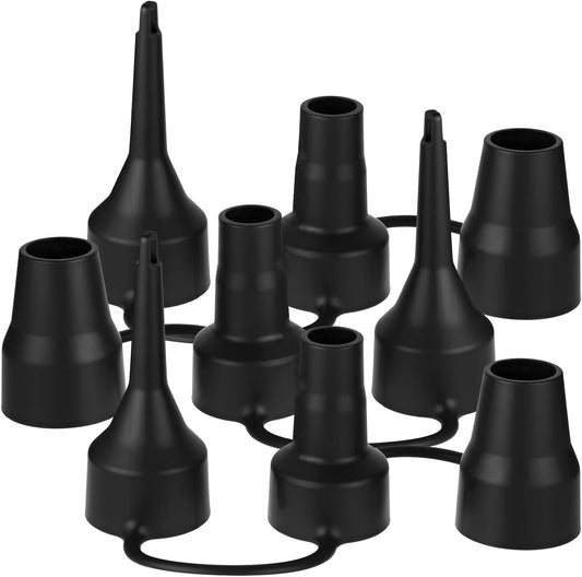 3 Sets Air Pump Nozzles Replacement Plastic Pump Nozzles 3 Sizes Inflatable Pumps Head Nozzl Air Pumps Attachments Inflator Adaptor Accessory for Airs Mattress Pool Floats