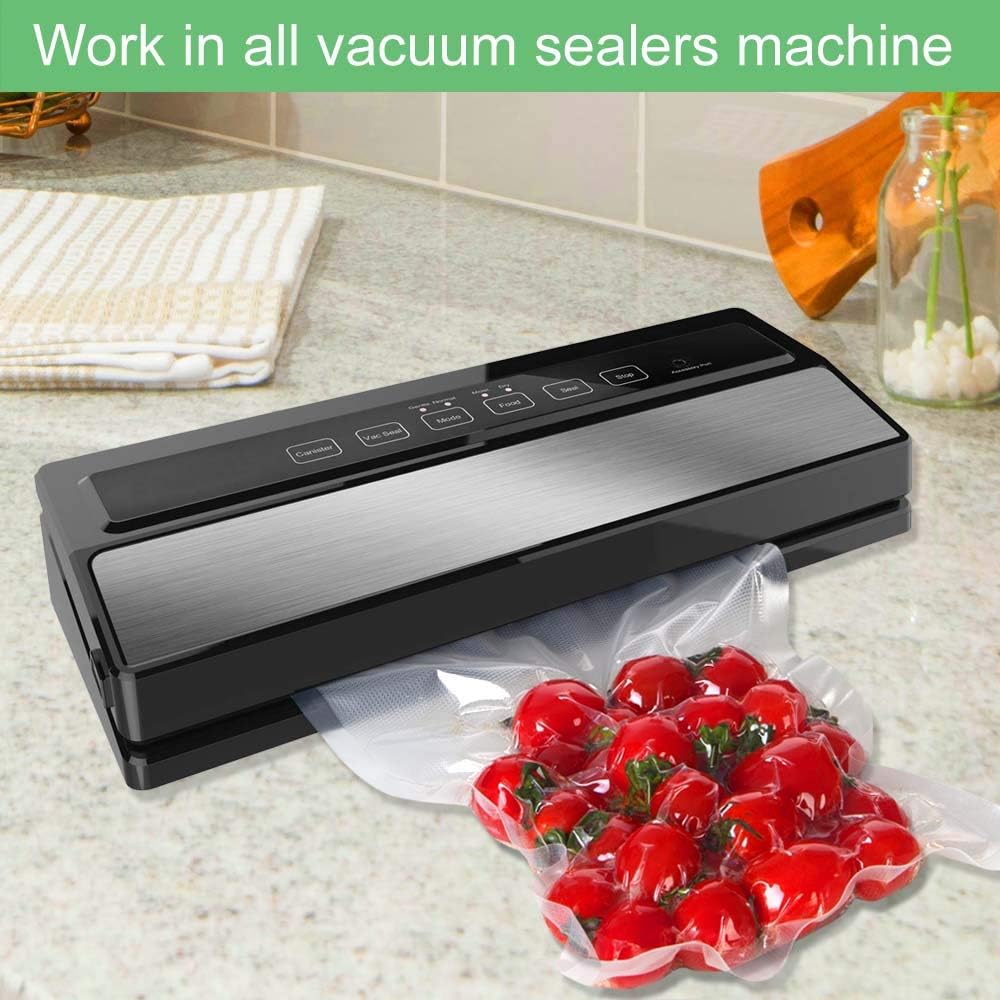 O2frepak 200 Quart Size 8" x 12" 4mil Thick Vacuum Sealer Bags with BPA Free and Puncture Prevention,Vacuum Seal Freezer Bags,Great for Sous Vide Vaccume Sealer PreCut Bags