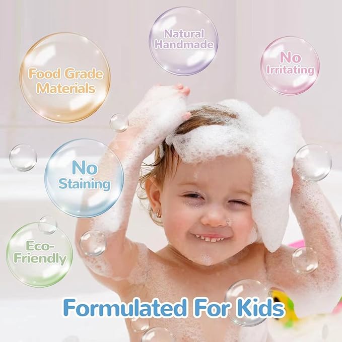 Magic Shell Bath Bomb Gift Set for Kids, 9 Pack Bath Bombs with Little Mermaid for Girls, Organic Bath Bombs with Surprise Inside.