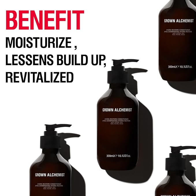 Grown Alchemist Hydra-Restore Rose Black Pepper & Sage Nourishing Daily Conditioner, 300mL