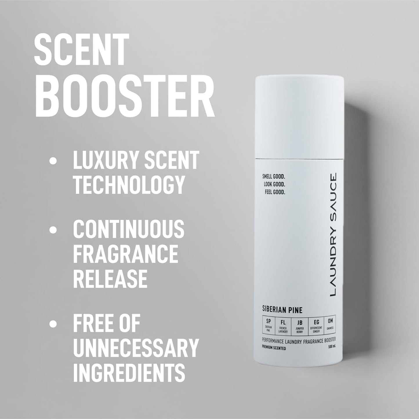 Laundry Sauce - Luxury Scented Laundry Detergent Pods & Scent Booster Bundle (Siberian Pine), Premium Laundry Washing Pods with High-End, Sophisticated Fragrances - Dye Free & HE Compatible