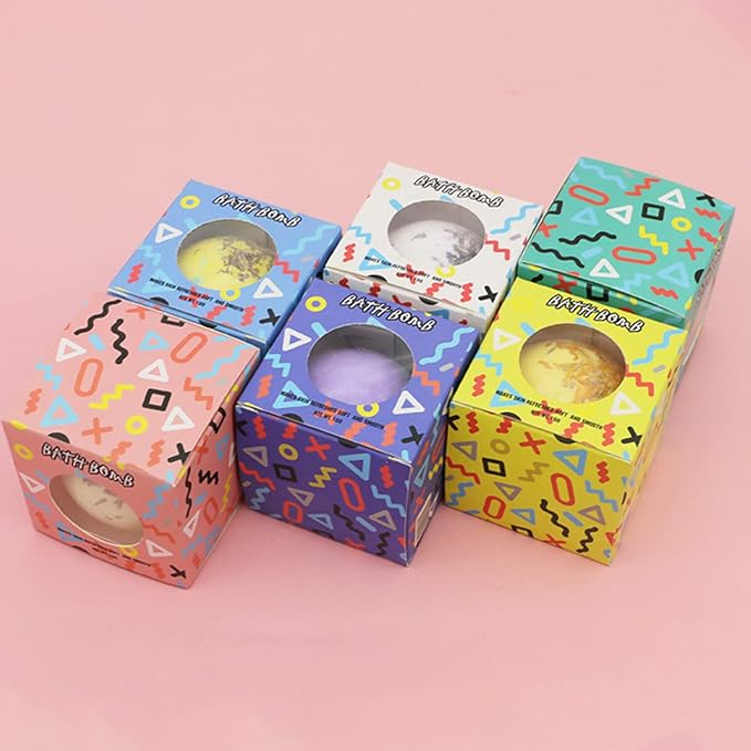 Dried Flower Bath Salt Balls,Lavender Extract Essential Oils,Moisturizing Dry Skin,Fizzy Spa,Relaxation,Self Care,Relaxing,Bubble Bath Bomb Gifts Idea for Men Women