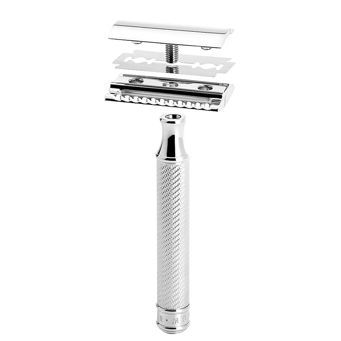 MÜHLE TRADITIONAL R89 Double Edge Safety Razor (Closed Comb) | Perfect for Everyday Use | Barbershop Quality Close Smooth Shave | Luxury Razor for Men