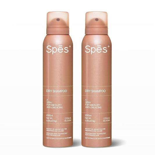 Instantly Fresh Dry Shampoo,No White Residue, Absorbs oils,Refreshing Volumizing Hair Dry Shampoo 6.08 FL.OZ*2,Citrus Bloom(2-pack)
