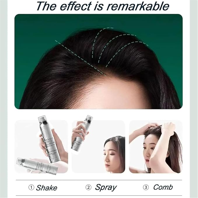 Hair Dry Shampoo for Women, Instantly Fresh Volumizing Hair Dry Shampoo, Instantly Absorbs Excess Oil, Volumizing for All Hair Types, Refreshing And Non-Greasy