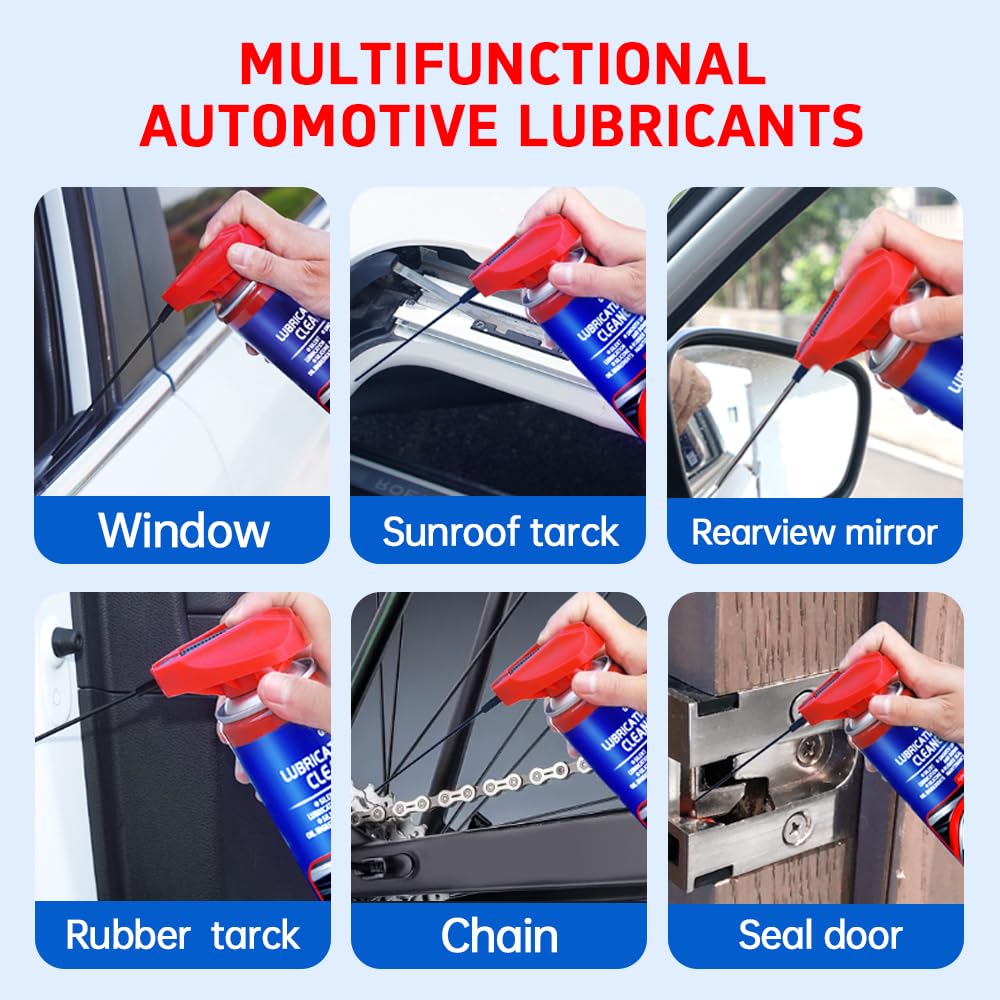 Glodway Car Care Pack Includes Silicone Seal Lubricants 10 OZ and Leather Cleaner 21.98 OZ