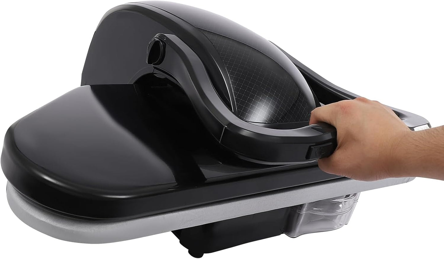 Intelligent Steam Press with 5 Fabric Setting Professional Steamer 1600W for Home/Business 36inch Non-stick Large Pressing Surface Auto Shutoff & Temp Settings Digital Touch Screen (Black)