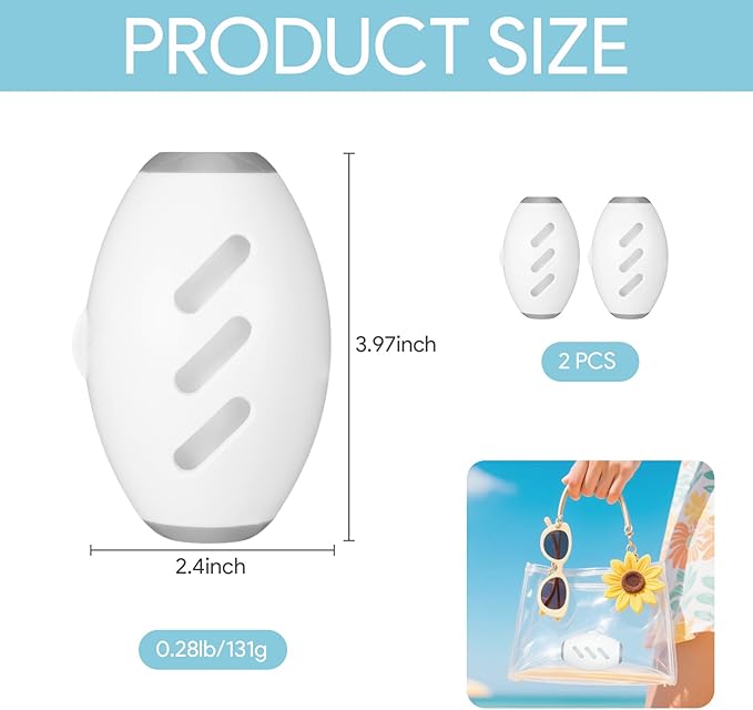 2 PCS Reusable Lint Rollers for Pet Hair Extra Sticky, Mini Portable Travel Lint Roller, Washable, Super-Sticky Gel Balls for Dust, Debris, and Hair(White)