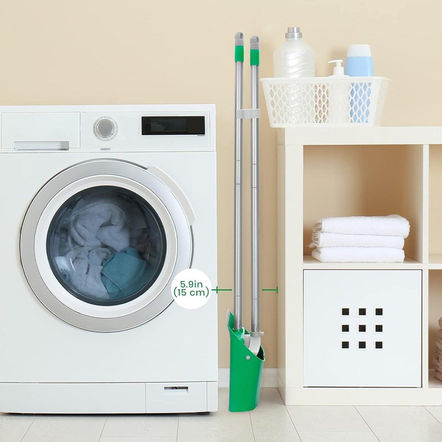 TreeLen Broom and Dustpan Set - Simplify Cleaning Your Home Ktichen Office with Ease