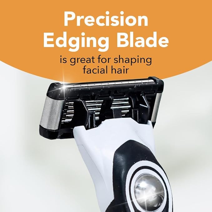 BIC Flex 5 Refillable Men's 5 Blade Razors Refills, Durable Blades, Precision Edging, 12 Refill Cartridges