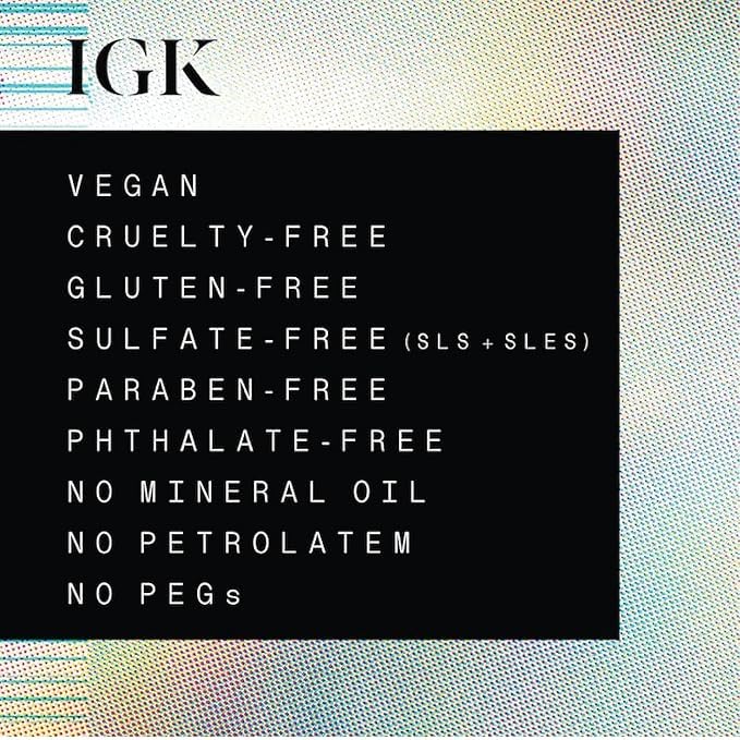 IGK Hair Treatment Full Size Set | Antisocial Dry Hair Mask + Good Behavior Spirulina Spray | Overnight Bond-Building + Keratin Like Smoothing Spray | Set of 2 - New and Improved Scent