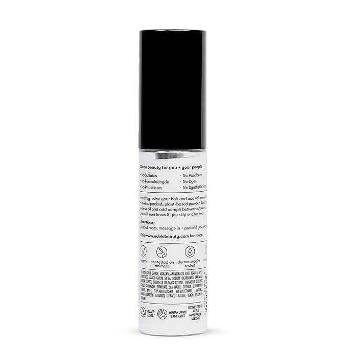 Odele Dry Shampoo, Oil-Absorbing Powder to Revive Volume for All Hair Types & Textures, 1 oz