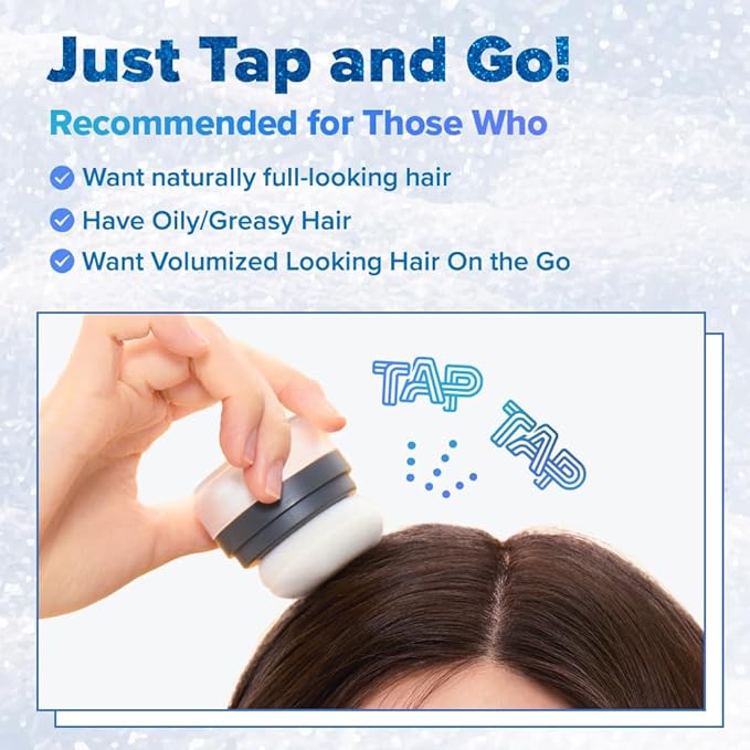 I DEW CARE Biotin Clarifying Dry Shampoo Limited Edition - Tap Secret Refill Set | With Black Ginseng, Non-aerosol, Formulated Without Benzene, Travel Size, Stocking Stuffers, Mini Set, 0.24 oz. x 2EA