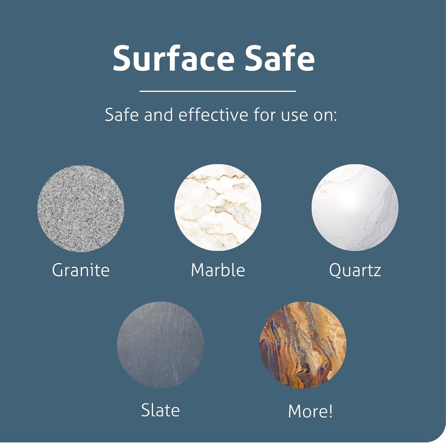 Therapy Granite Countertop Cleaner & Polish (2 Pack - With Microfiber) - pH Neutral, Marble Cleaner, Soapstone, Quartz, Stone, Quartzite, Slate, Limestone, Corian, Laminate