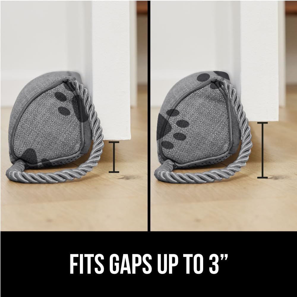 GORILLA GRIP Door Draft Stopper for Bottom of Doors, Weather Stripping Seal Blocks Hot Air, Noise, Bugs, Keeps Cold AC in, Sound Proofing Easy Install Gap Filler, Home Essentials, 38 Inch, Paws