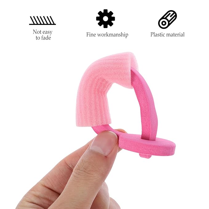 9pcs Hair Sponge Rollers - Soft Foam Waving, Curling and Styling Rollers in Large Size