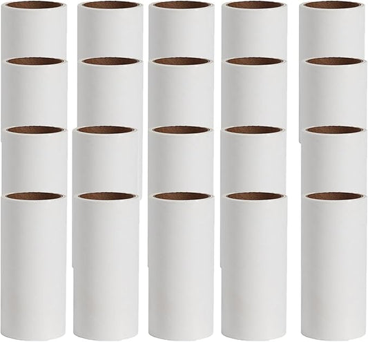 Lint Roller Refills,Extra Sticky Lint Roller Replacement Refills Only, Inside Diameter 1.5 inch, 60 Sheets per Roll (Pack of 20, Total 1200 Sheets, 4 inch)