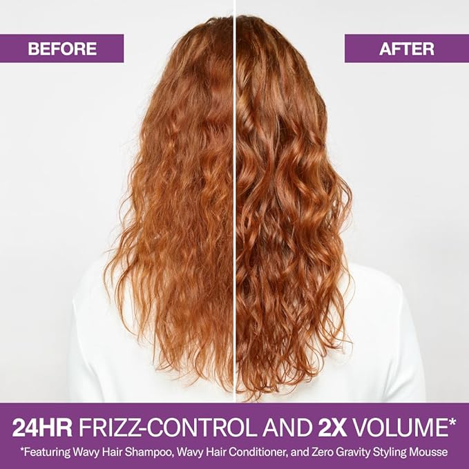 Function of Beauty Wavy Hair Shampoo & Conditioner Set, 22 oz Each - With Fermented Rice Water to Strengthen & Argan Oil to Enhance Glossiness & Natural Shine, Sulfate-Free, Customizable Haircare
