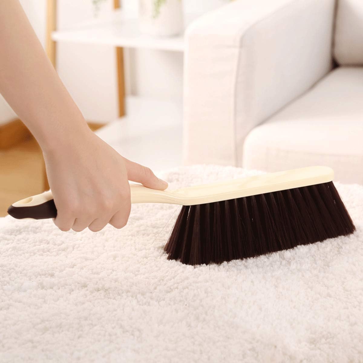 Counter Duster Bed Sheets Debris Cleaning Brush Soft Bristle Clothes Desk Sofa Duster Small Particles Hair Remover