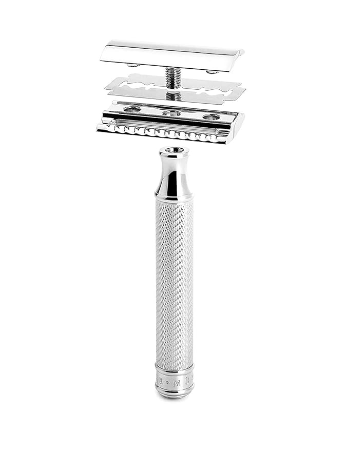 MÜHLE TRADITIONAL R89 Double Edge Safety Razor (Closed Comb) | Perfect for Everyday Use | Barbershop Quality Close Smooth Shave | Luxury Razor for Men