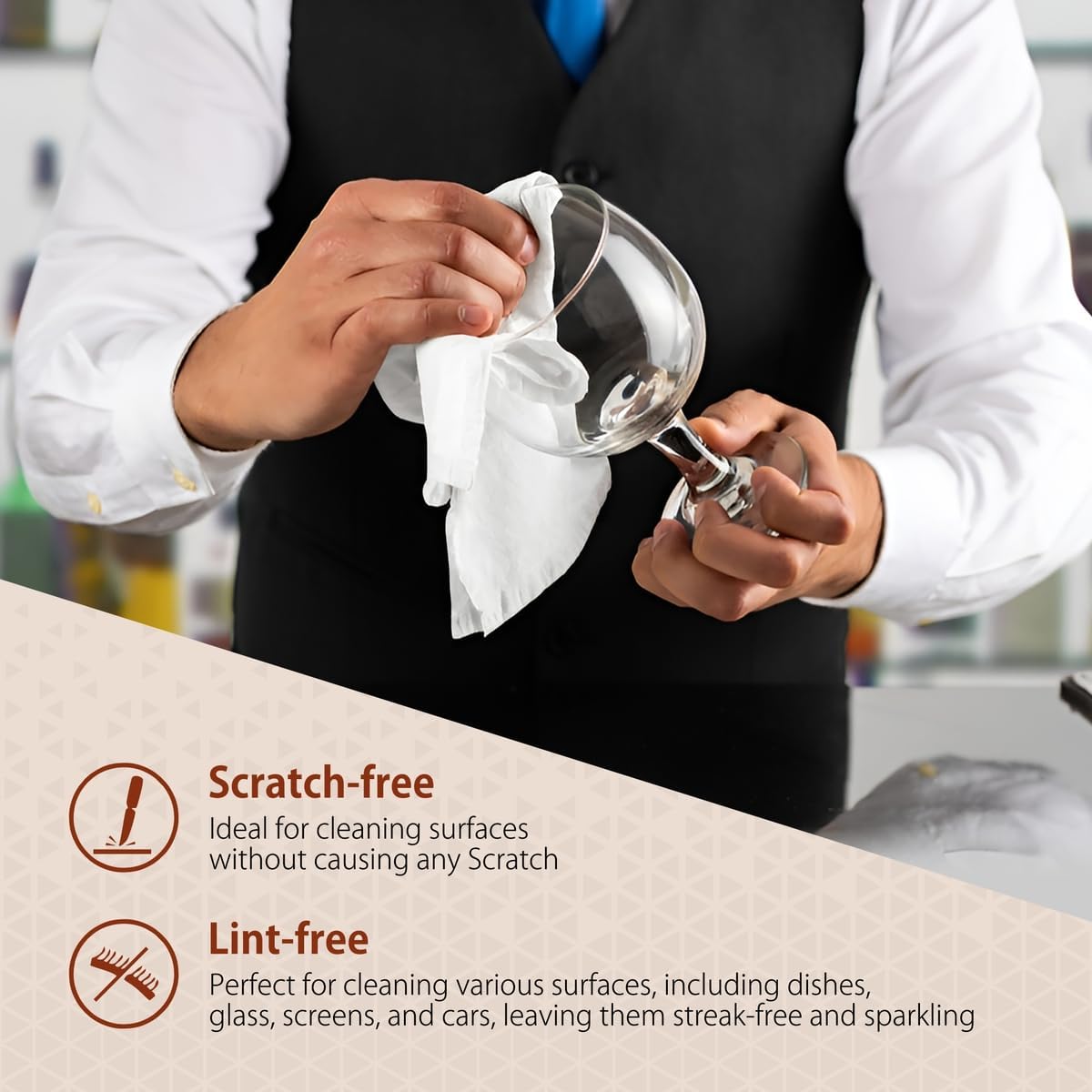 H4N Microfiber Cleaning Cloth Roll, 85 Pack Micro Fiber Wash Cloths for Car, Tear Away Towels, Ultra Absorbent Dish Rags, Non-Abrasive, Reusable and Washable Household Supplies, 11.81" x 11.81", White