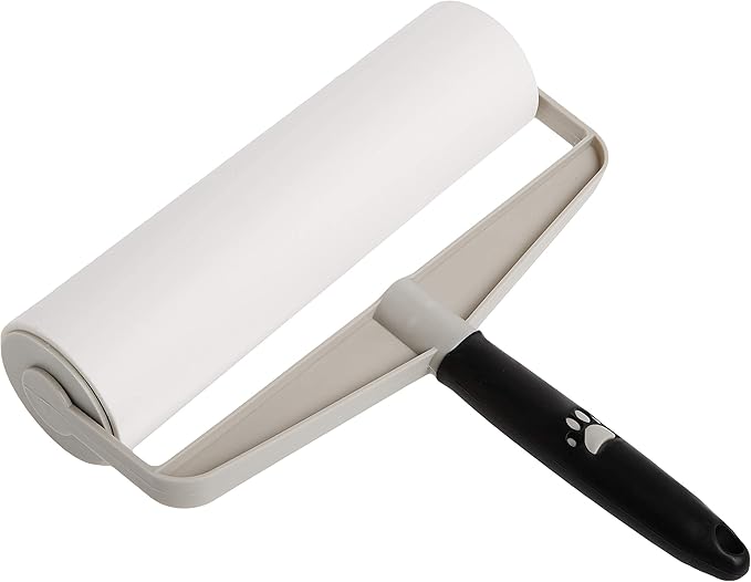 Spotty Supersize Extra Sticky, Adhesive Lint Roller, Pet Cat & Dog Hair Remover for Clothes and Furniture, 60 Sheet ct Black