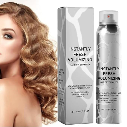 Hair Dry Shampoo for Women, Instantly Fresh Volumizing Hair Dry Shampoo, Instantly Absorbs Excess Oil, Volumizing for All Hair Types, Refreshing And Non-Greasy