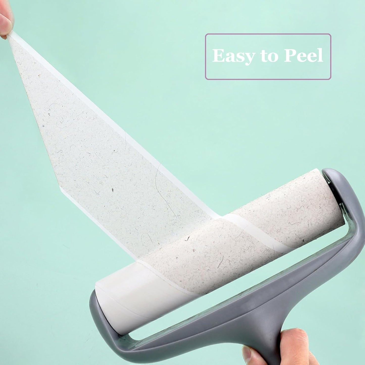 8 inch Large Surface Roller Refill Compatible with Scotch-Brite Pet Hair Pickup Extra Sticky Large Lint Roller Replacement 60 Easy-Tear Adhesive Sheets per Refill Pack of 6 Rolls 360 Sheets Total