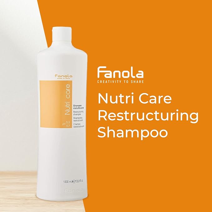 Restructuring Hair Shampoo for Women & Men - Moisturizing Shampoo for Dry Hair Enriched with Milk Protein - Repairing, Nourishing, Anti-Frizz Formula for Dry & Brittle Strands (33.8 Fl oz)