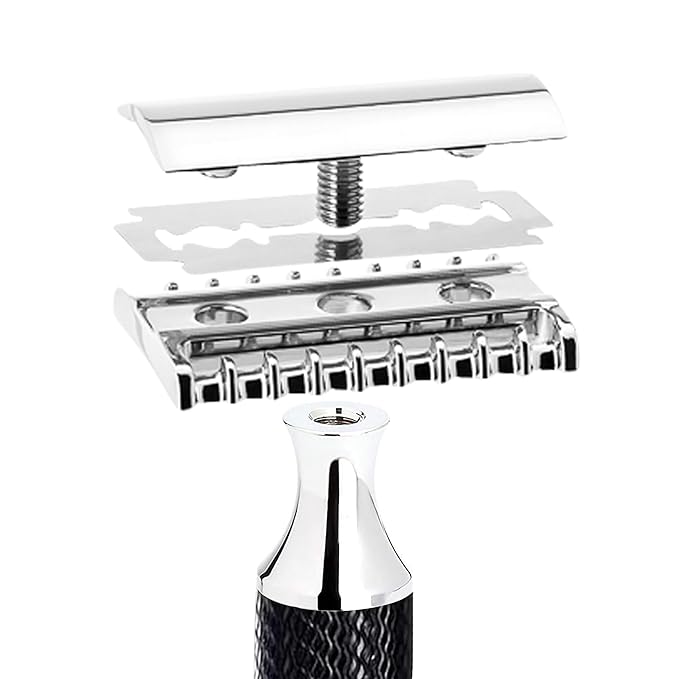 MÜHLE TRADITIONAL R41 Double Edge Safety Razor (Open Comb) For Men - Perfect for Every Day Use, Barbershop Quality Close Smooth Shave