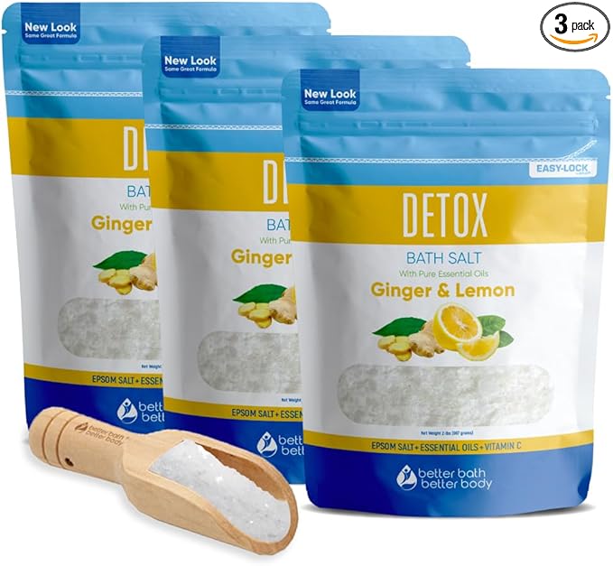 Detox Bath Salt (3-Pack) 2-Lbs Each, 6-Lbs Total