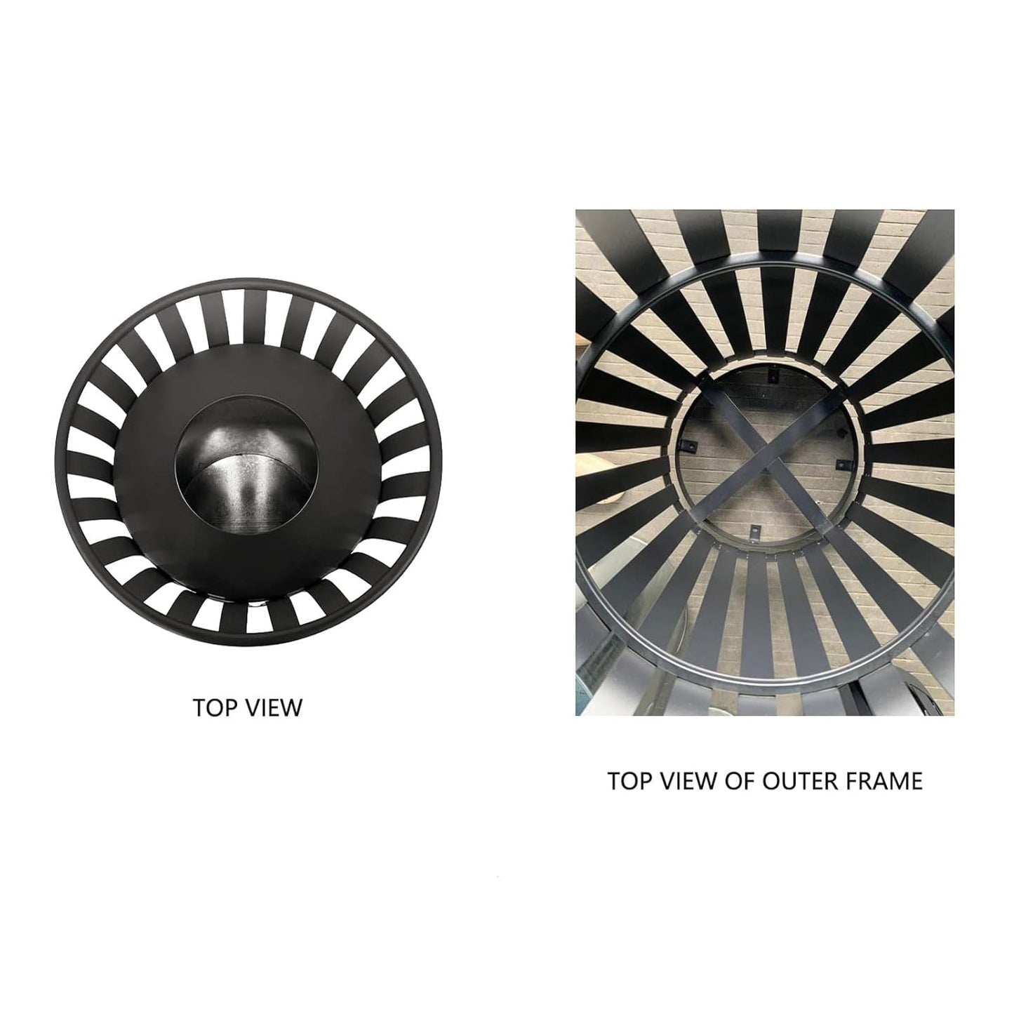 Outdoor Metal Slatted Trash Receptacle,Waste Receptacle，Commercial Trash Cans,Zone Round Garbage Bin,Square Hotel Street Patio Indoor Metal Stan (Large - Green)