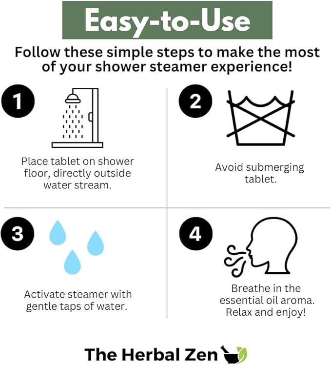 Aromatherapy Shower Steamers Gift Set, Shower Bombs Made in The USA, Relaxation Gift for Women, Lavender Shower Steamers for Women, Eucalytus Shower Steamer, Mothers Day Gifts