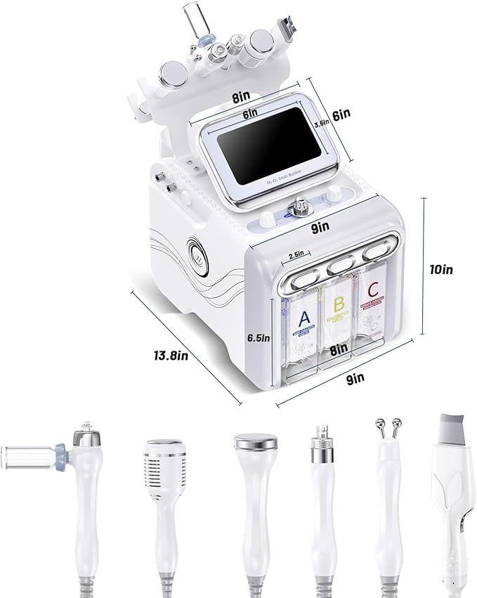 Hydrogen Oxygen Machine Professional Hydrogen Oxygen Facial Machine Household Salon Skin Care Devices for Face Moisturizing