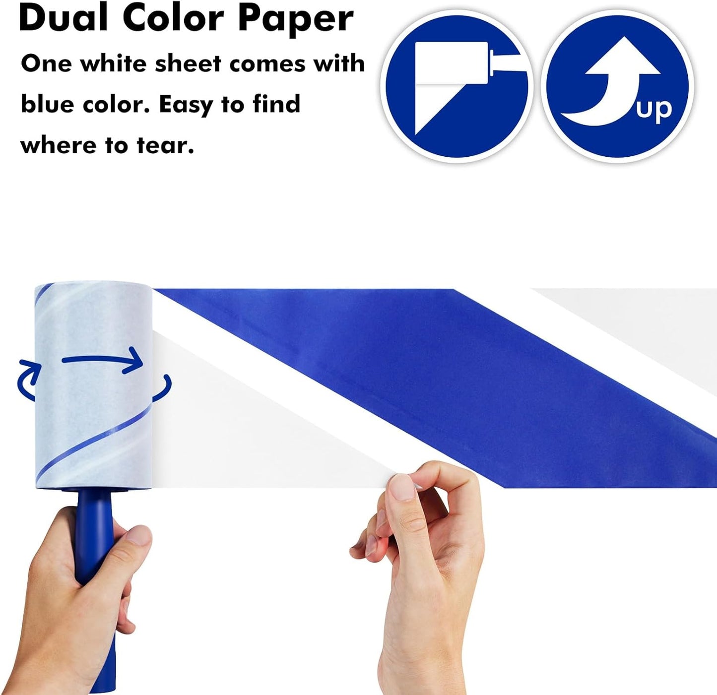 Lint Rollers for Pet Hair Extra Sticky, 1320 Sheets (12 Refills Mega Value Set), Portable Pet Lint Remover for Clothes, Furniture, Carpet, Dog & Cat Hair Removal