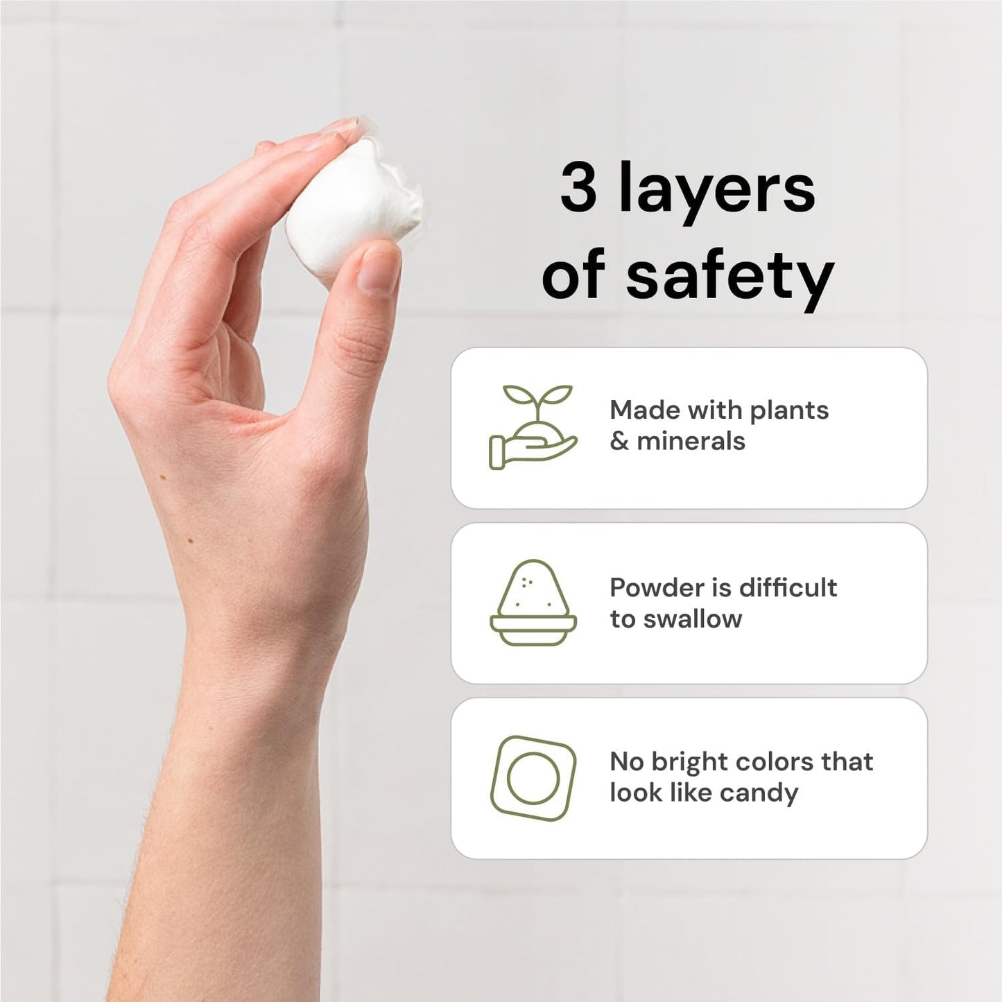 Grab Green Garbage Disposal Freshener and Cleaner Pods, 12 Count, Thyme with Fig Leaf Scent, Plant and Mineral Based, Removes Odors, Loosens Grime, Prevents Clogging