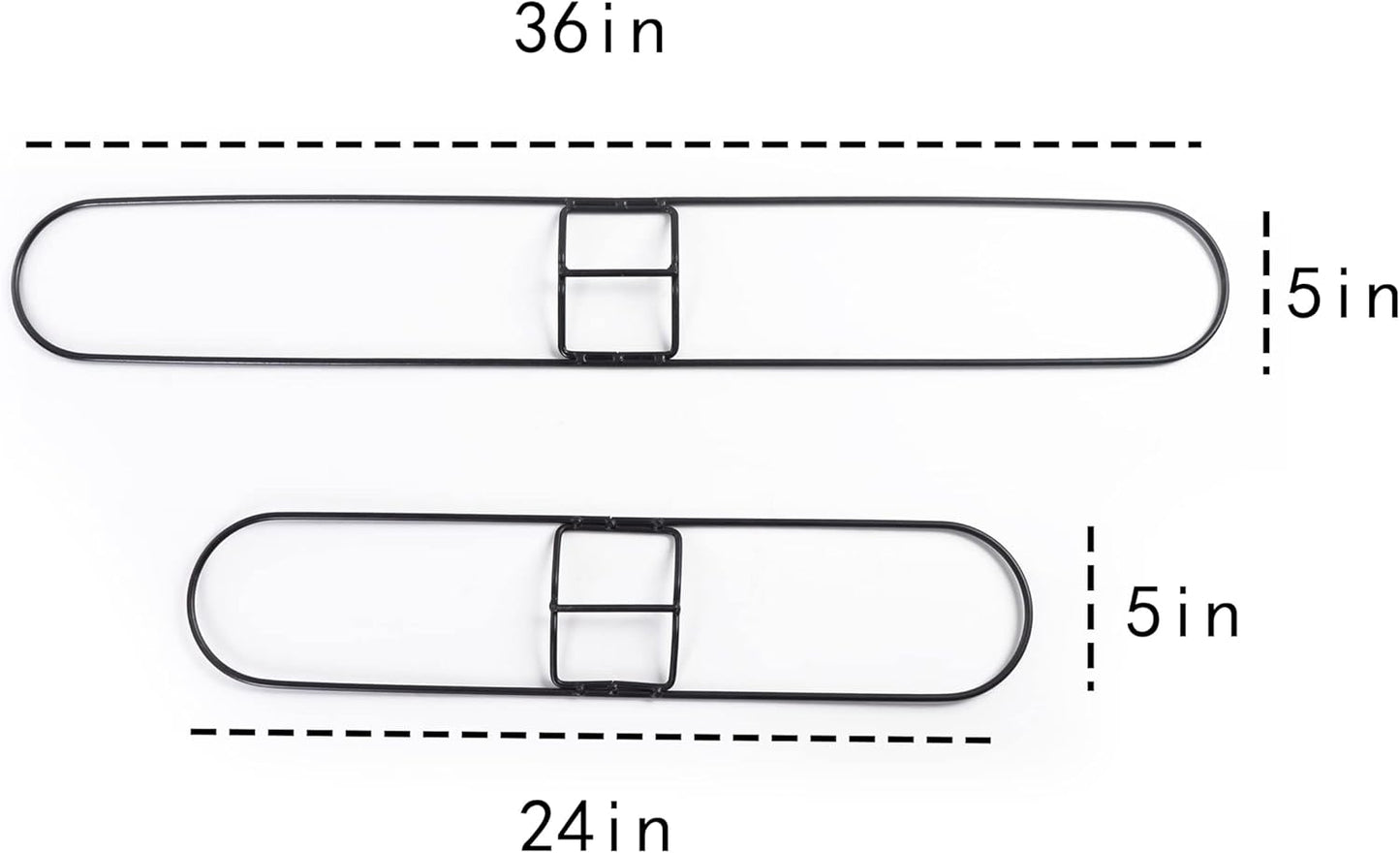 Matthew Cleaning Universal Commercial Clip-on Wire Industries Dust Mop Frame, 24 inch ( Pack of 12) Sold Seperately,Perfect for Floor Cleaning Home/Office/Lobby/Bathroom/Kitchen/Janitor