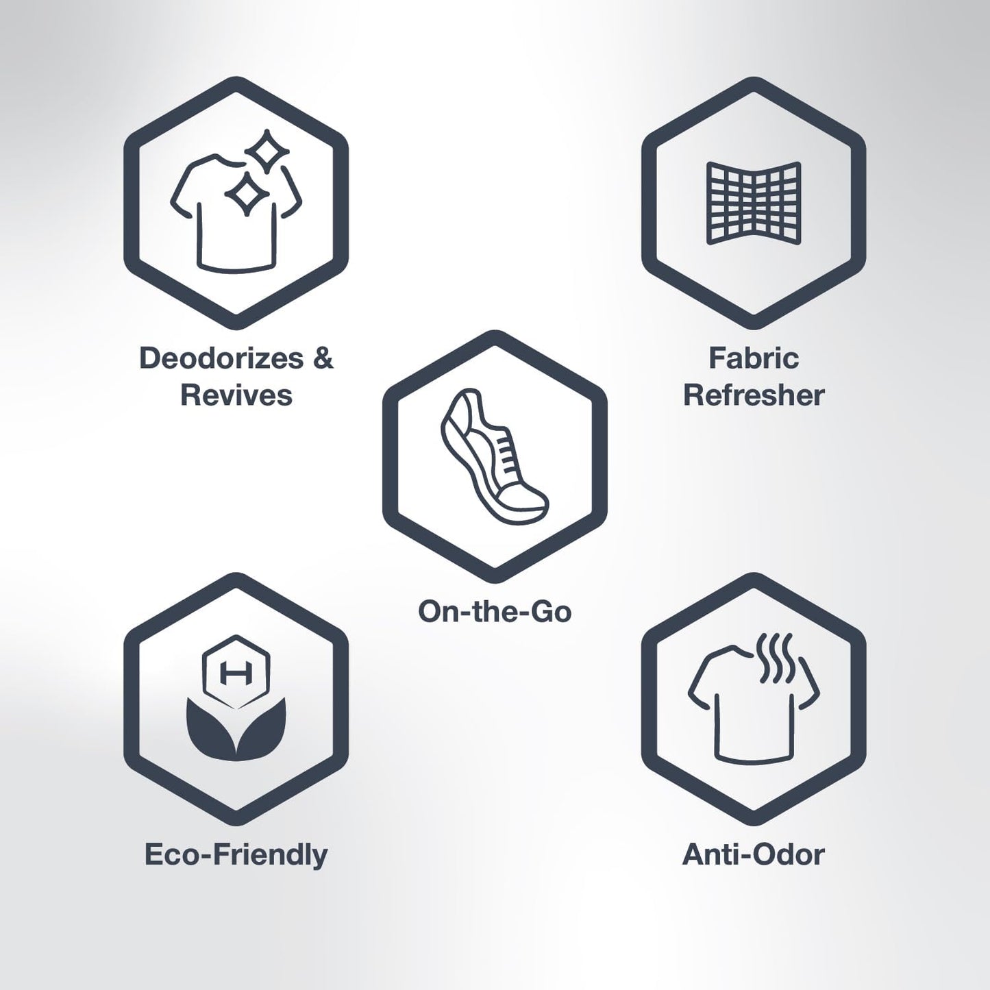 HEX Performance Deodorizing Spray, Fragrance Free, 22oz - Awesome for Shoes, Gear, Activewear & Fabrics, Yoga Mats & Gym Equipment, Carpet, Pets, Odor Eliminator & Fabric Refresher Spray