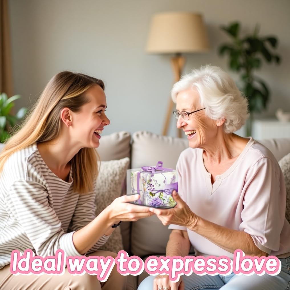 AUCUDA 4 Packs Lavender Scented Sachets Bags for Drawers and Closets, Autumn Long-Lasting Fragrance Packets Mesh Pillow for Fall, Farmhouse, Bedroom, Handcrafted Potpourri Organza Dried for Clothes.