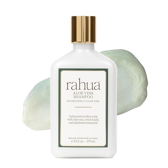 Rahua Aloe Vera Shampoo, Vegan Clarifying Shampoo for Women, Color Safe Hair Care with Aloe Vera, Cucumber Extract, Witch Hazel Oil, Sulfate Free, Balances Oil, Soothes Dry Scalp, 9.3 Fl Oz