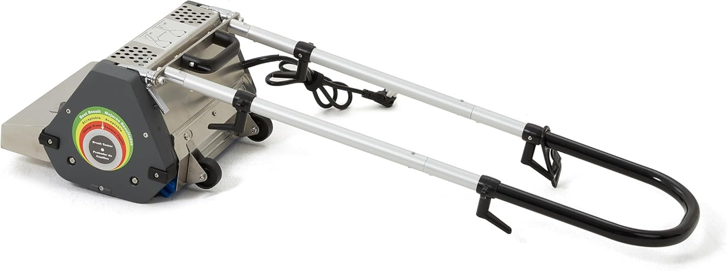 14" Counter-Rotating Brush (CRB) Carpet & Hard Floor Cleaning Machine – 450 RPM, Quiet 53 dBA, Compact 41 lb Commercial Scrubber – Ideal for Offices, Hotels & Small Spaces